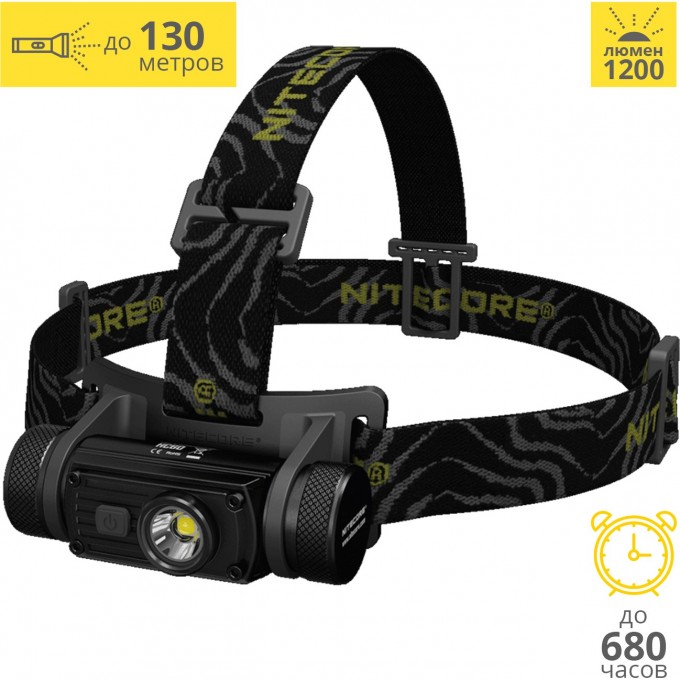 Фонарь налобный NITECORE HC60 V2 21103