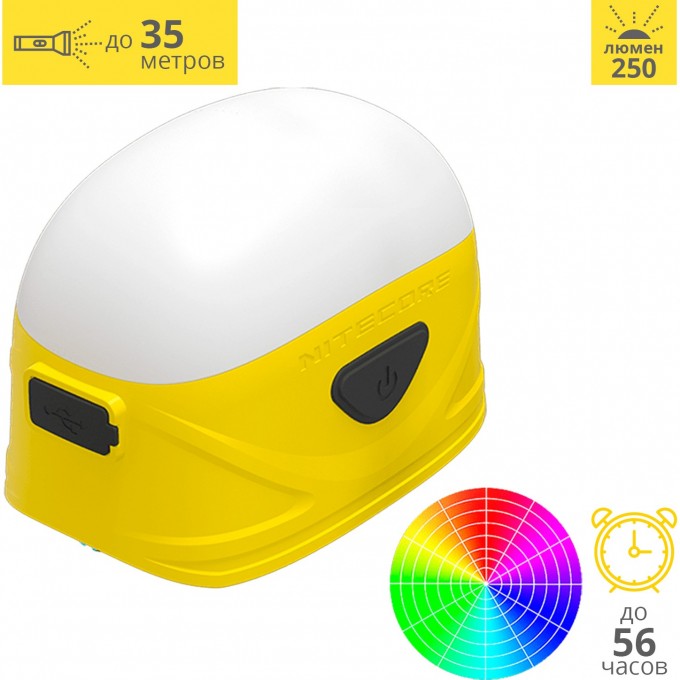 Фонарь NITECORE LA30 YELLOW MAGNETIC HIGH CRI LED 17444