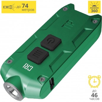 Фонарь NITECORE TIP CRI GREEN NICHIA 219B 16110 Фонарь NITECORE TIP CRI GREEN NICHIA 219B 16110