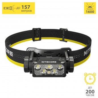Налобный фонарь NITECORE HC60UHE Налобный фонарь NITECORE HC60UHE