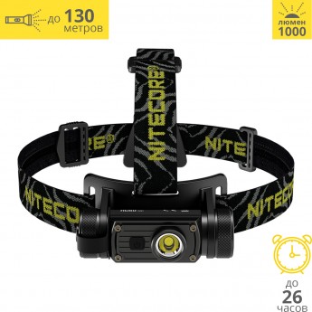 Налобный фонарь NITECORE HC60W V2 OSRAM P9 Тёплый свет Налобный фонарь NITECORE HC60W V2 OSRAM P9 Тёплый свет