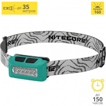 Налобный фонарь NITECORE NU10 GREEN HIGH PERFORMANCE 15989