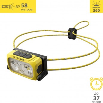 Налобный фонарь NITECORE NU21 Speed Yellow Налобный фонарь NITECORE NU21 Speed Yellow