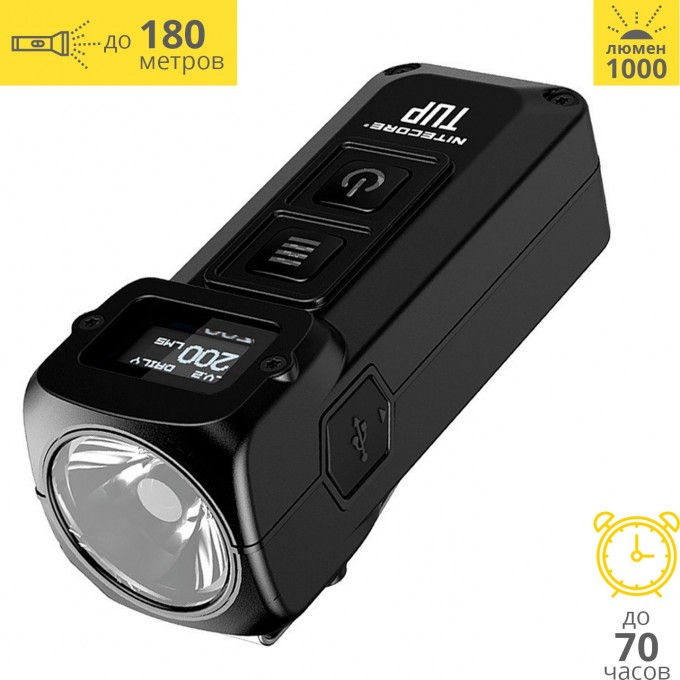 Фонарь NITECORE TUP BLACK CREE XP-L HD V6 18254